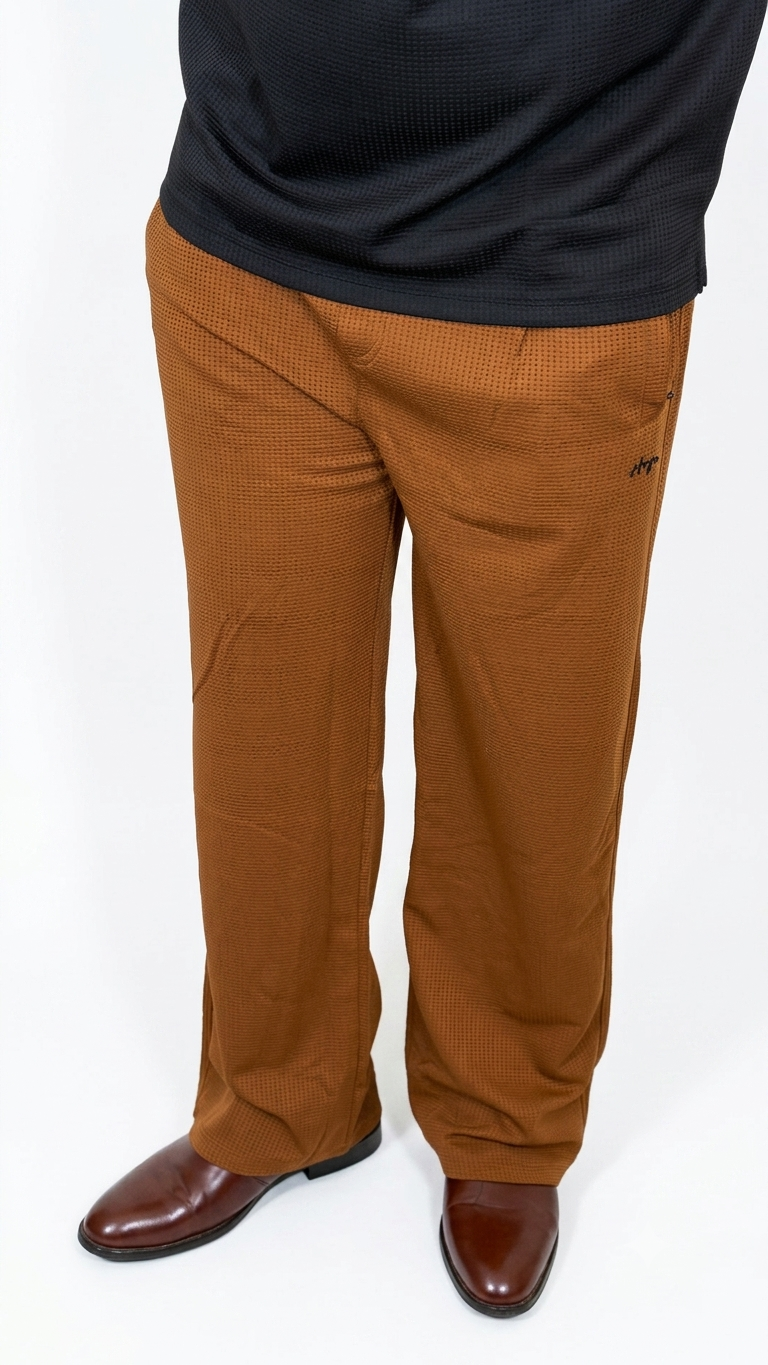 Mustard Brown Baggy Trouser